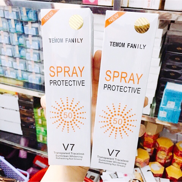 Kem xịt chống nắng V7 Sun Screen chính hãng mới