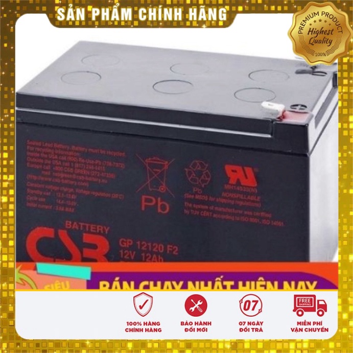 ẮC QUY CSB GP12120F2 12V-12Ah CHÍNH HÃNG - SIÊU BỀN