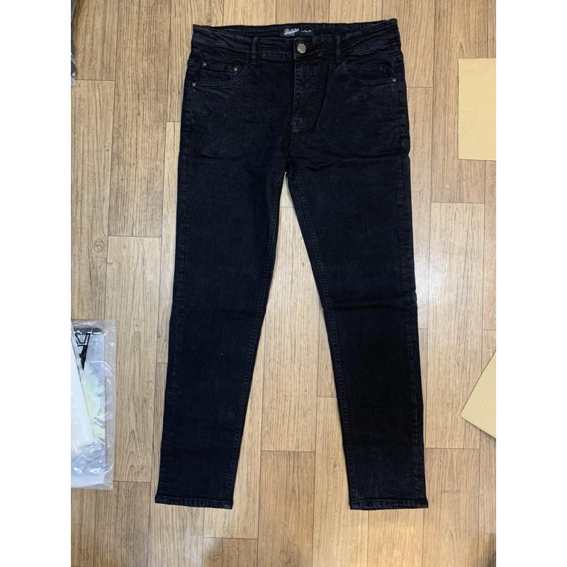 Blue White Skinny Washed
