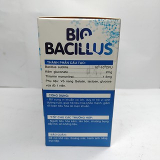 BIO BACILLUS - HỘP 100 VIÊN