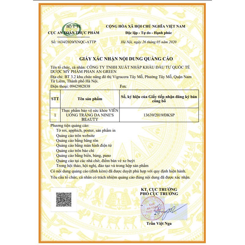 Viên Uống Nines Beauty TRẮNG DA, MỜ NÁM, GIẢM NẾP NHĂN | Thế Giới Skin Care