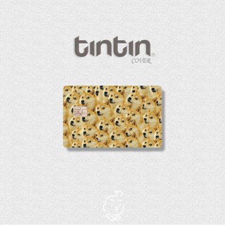 🐶DOG MEME -Tem Dán Thẻ ATM(Thẻ Chung Cư,Thẻ Xe,Thẻ Từ,Thẻ Visa,...)Sticker TinTin Trang Trí Thẻ Chống Xước, Nước