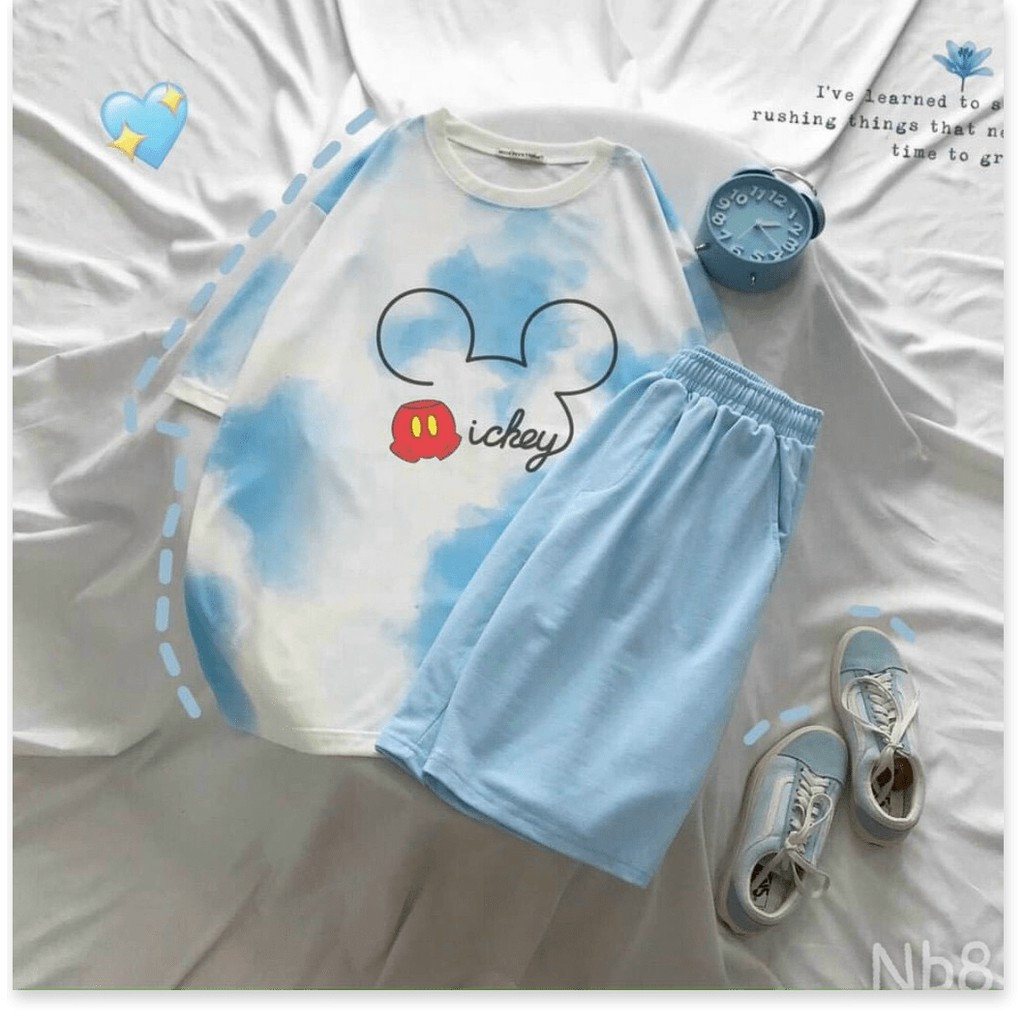 SET BỘ NỮ THUN COTTON,CHẤT LIỆU THOÁNG MÀU,HỌA TIẾT XINH XẮN THỜI TRANG KOKO MI