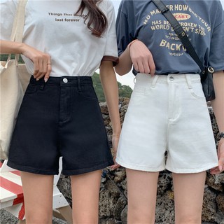 Quần Short Jean Ống Rộng Phong Cách Hàn Quốc Dành Cho Nữ Size S-5Xl