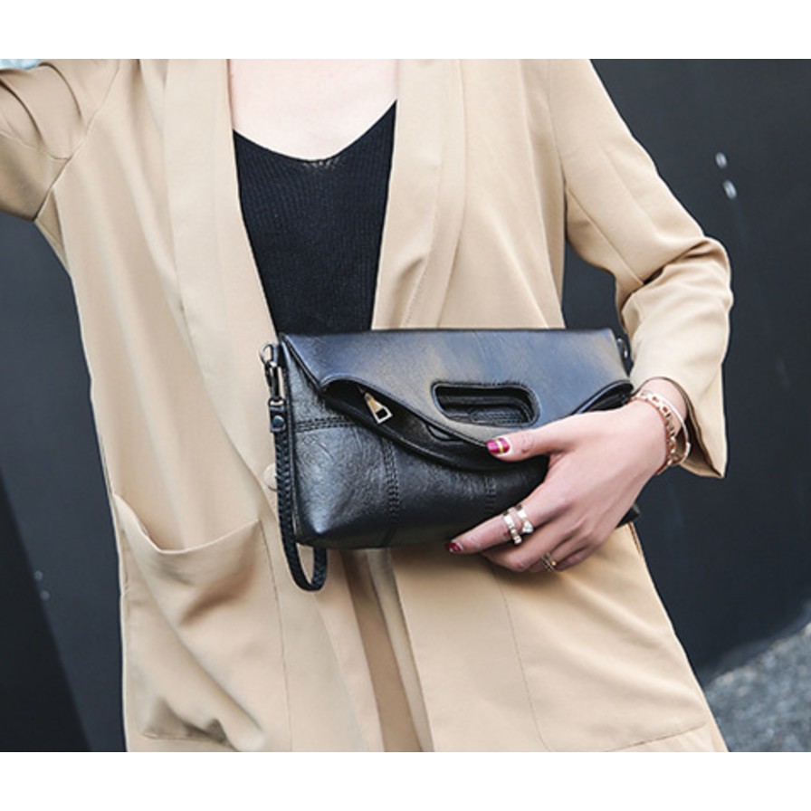 Túi Clutch Gập Phong Cách