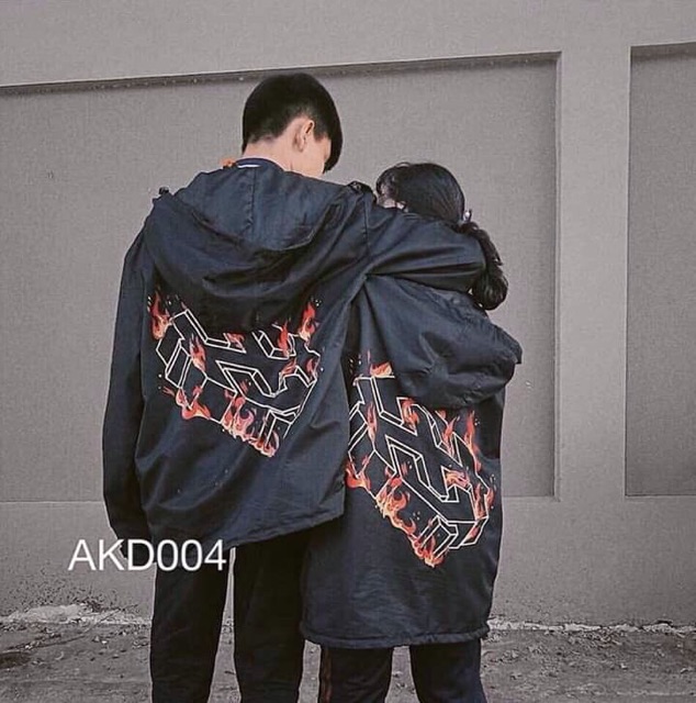 Áo khoác dù nam nữ chữ thập lửa in màu có size lớn kèm ảnh thật | BigBuy360 - bigbuy360.vn