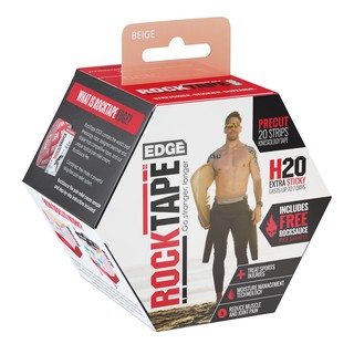 RockTape - Băng dán chấn thương Precut H2O - bản cắt sẵn