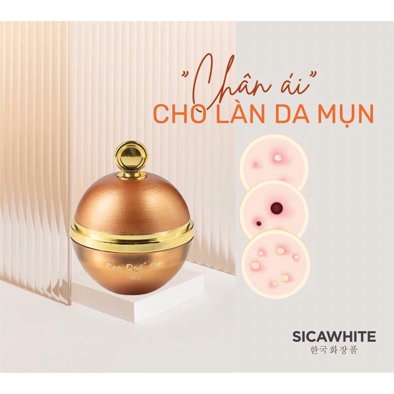 CAO QUẾ CHI - FACE MỤN SICA WHITE
