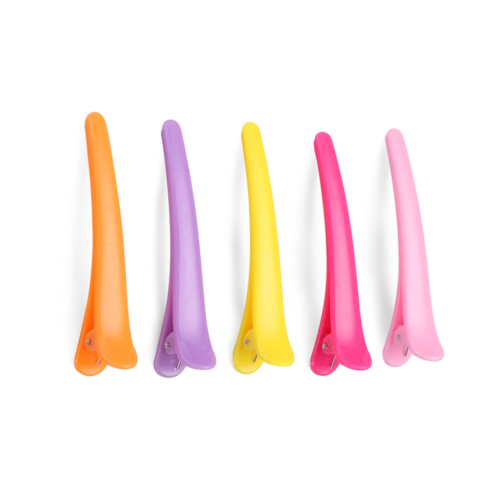 Set 10 Kẹp Tóc Nhựa Dùng Cho Salon Mihan1