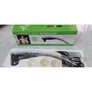 MÁY ĐẤM LƯNG, MASSAGE CẦM TAY LC-2007AA. (3 đầu matxa)