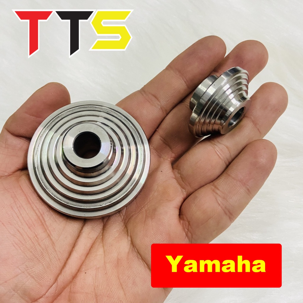 Bộ chụp cóc công tơ mét kèm cục canh bánh trước sau inox 304 bao sáng bóng