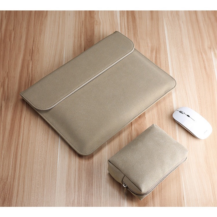 Túi da giả mỏng nhẹ bảo vệ  13 14 15 16 inch