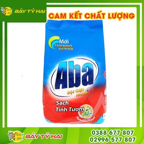 Bột giặt nhiệt Aba sạch tinh tươm gói 400gr