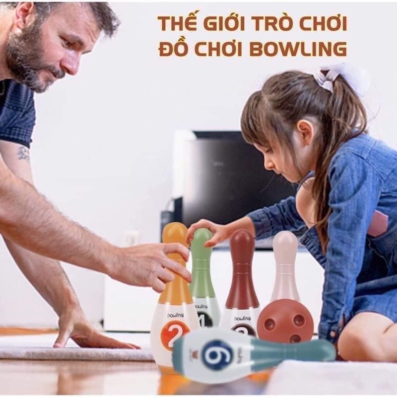 BỘ ĐỒ CHƠI BOLING CHO BÉ