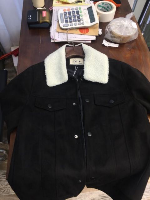 [mua 2 giảm 5%]Áo da lộn nam cổ lông tháo rời. Ảnh thật | BigBuy360 - bigbuy360.vn