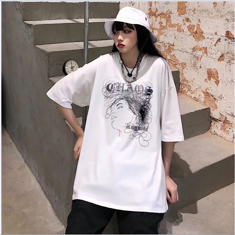 Áo phông unisex nam nữ form rộng tay lỡ basic chất cotton phong cách ulzzang