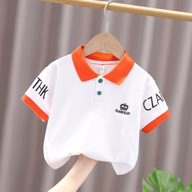 Mới Áo Thun Tay Ngắn Chất Liệu Cotton Cao Cấp Thời Trang Dành Cho Bé Trai