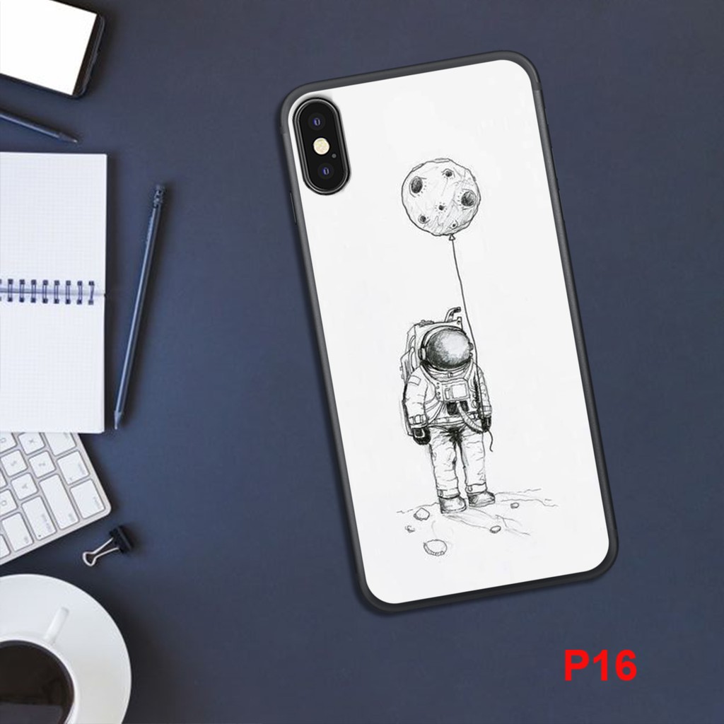 ỐP LƯNG IPHONE X/XS -IPHONE XR -IPHONE XS MAX IN HÌNH NHÀ DU HÀNH VŨ TRỤ CUTE GIÁ RẺ-SIÊU BỀN