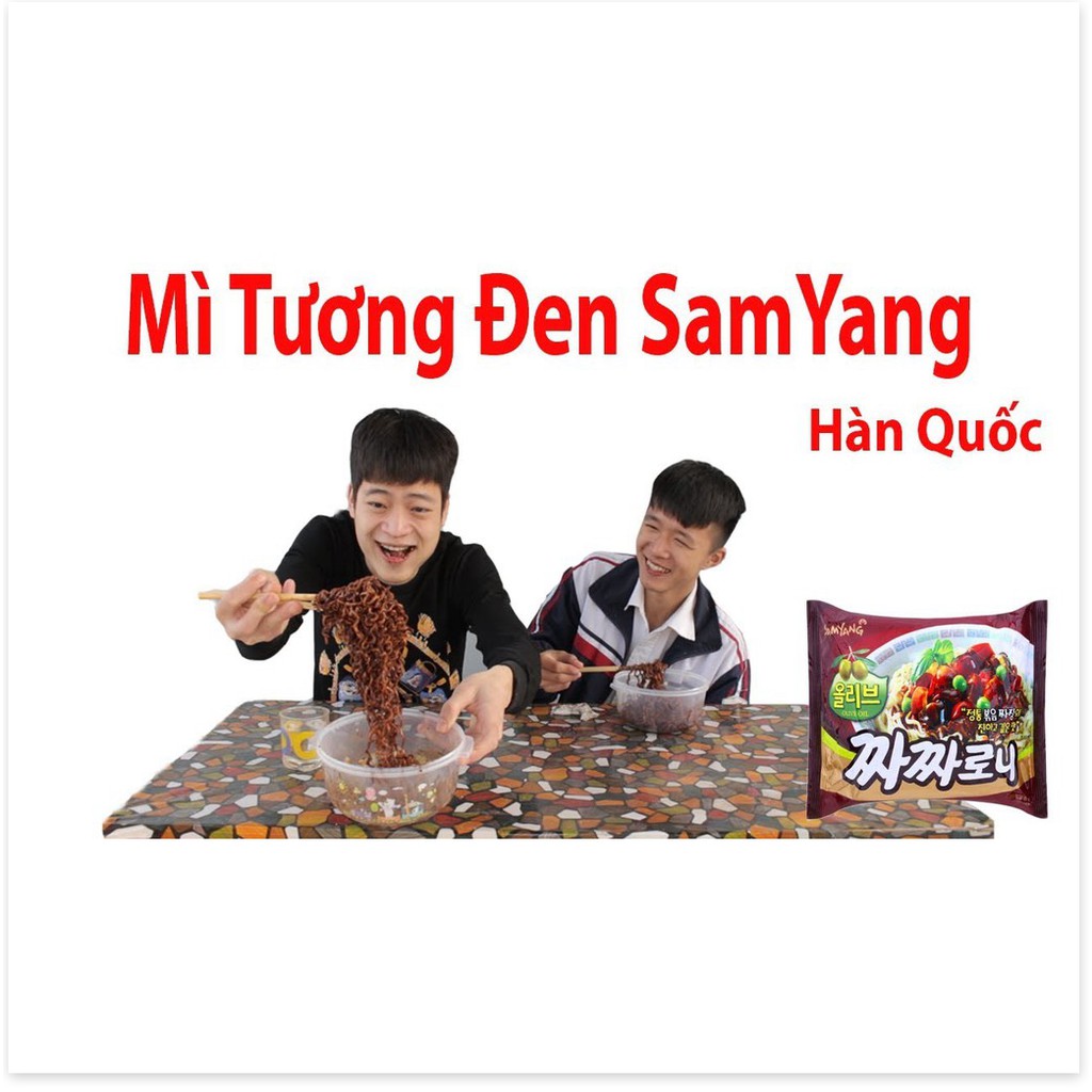 1 gói Mì tương đen Samyang dầu Olive Hàn Quốc