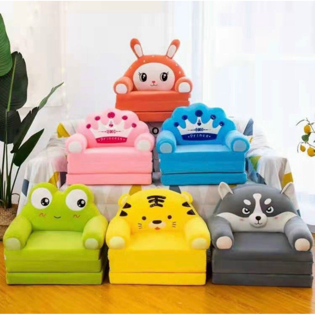 Ghế Sofa Cho Bé Ghế Lười Hình Thú Cho Bé 3 Tầng (Nhiều Mẫu)