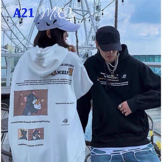 Áo nỉ bông thời trang unisex hoạ tiết friendship tom and jerry 🐭🐱 / hoodie freesize 💜 miqa 💜 #27
