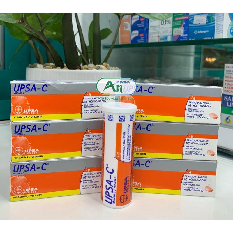 Viên sủi UPSA C - Hộp 10 viên