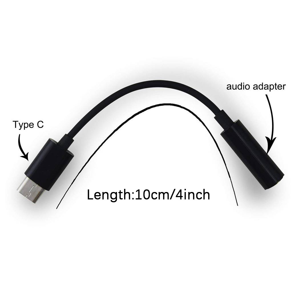 Dây cáp âm thanh mở rộng Loại-C 3-5mm cho tai nghe thích hợp cho Xiaomi