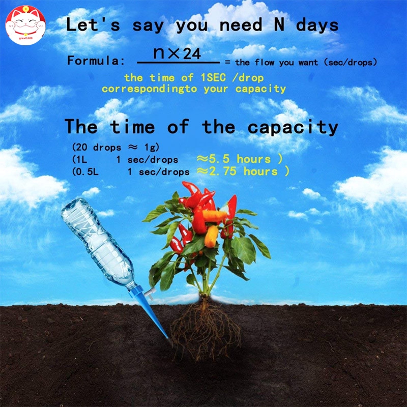 Set 12 Đầu Tưới Nước Tự Động Cho Cây Cảnh