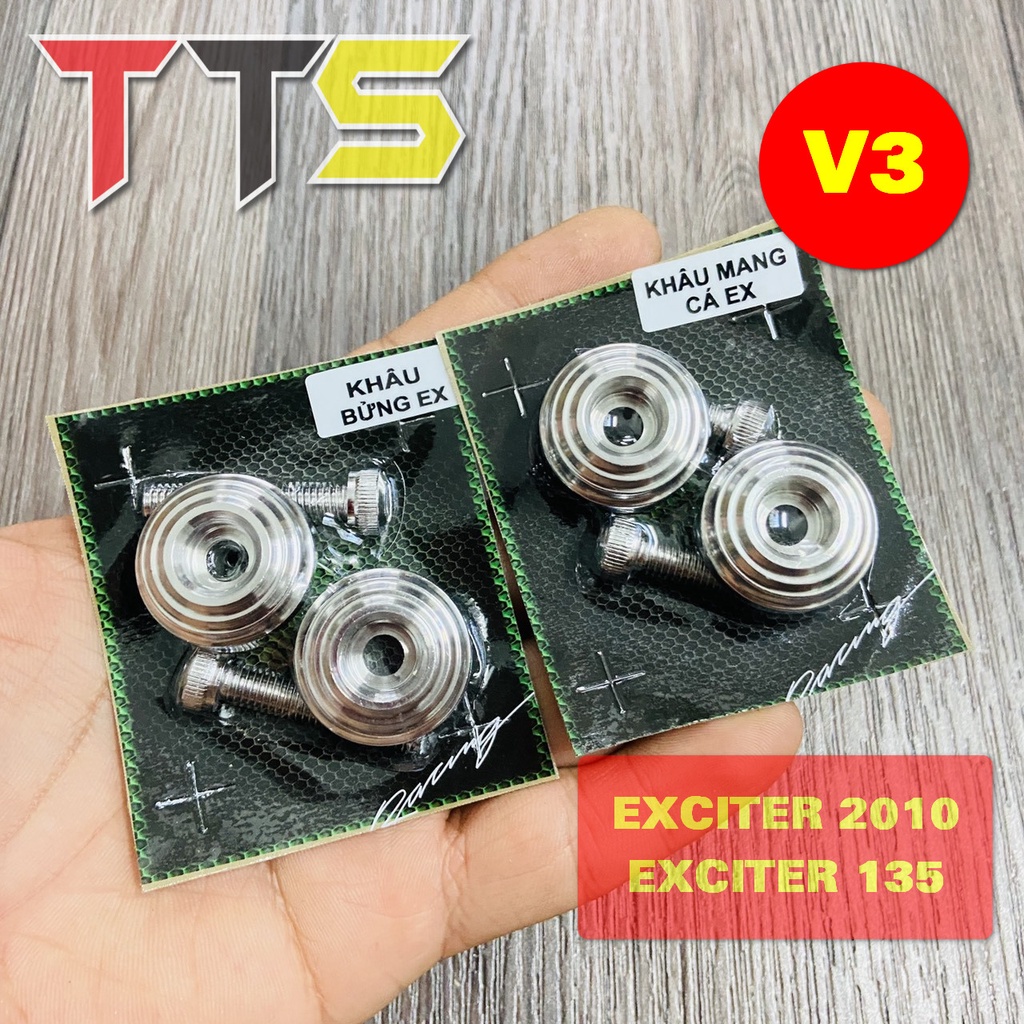 Khâu bửng, khâu nắp che sên mang cá lắp Ex 135, Exciter 2010 mẫu nhỏ các đời chất liệu inox 304