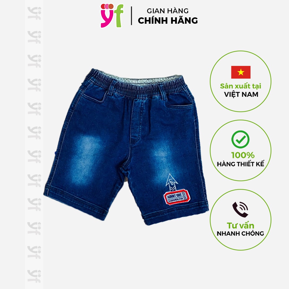 Quần Jean Bé Trai Phối Hình Thêu Para YF YQY012-1