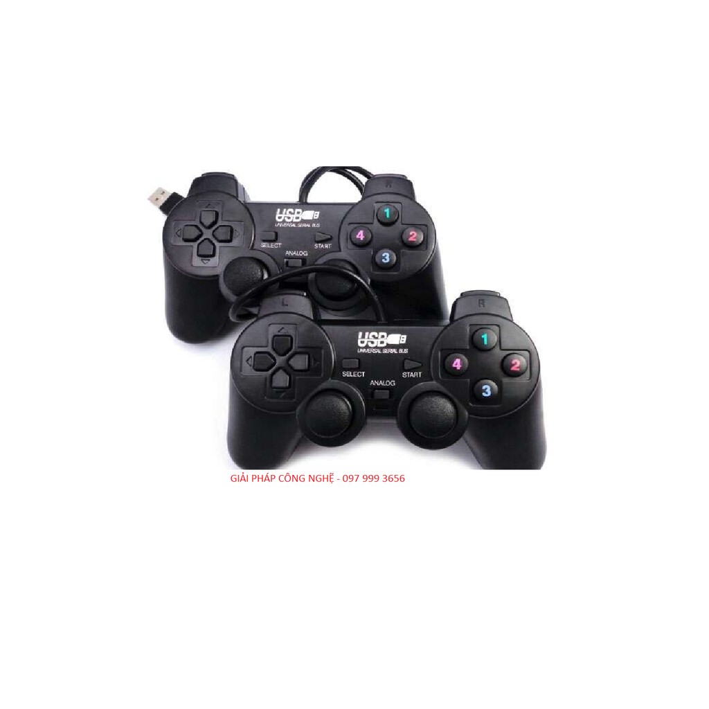 Bộ 2 tay cầm chơi game đôi cho PC