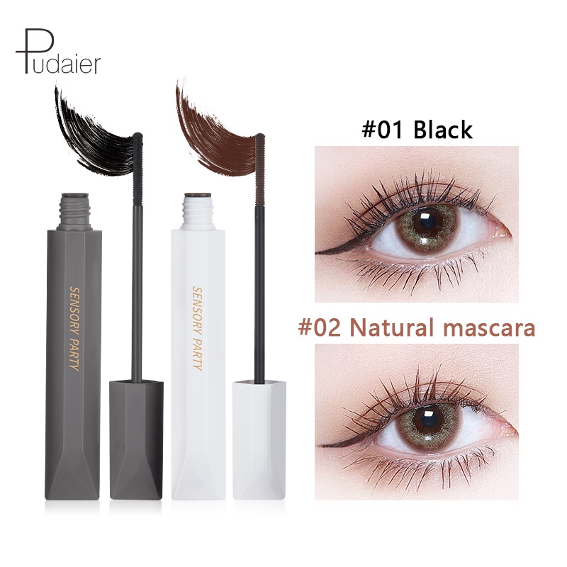 Mascara PUDAIER chải dày và dài lông mi chống thấm nước dành cho làm đẹp