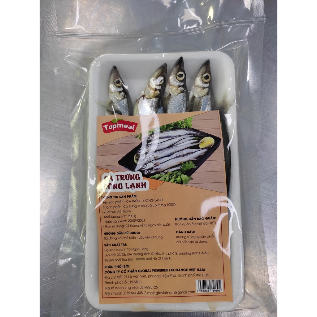 HCM - Cá trứng Topmeal   - Thích hợp với các món nướng, chiên xù, sốt, kho tiêu,...  -