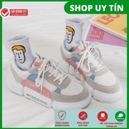 Giày thể thao nữ bản mới trộn màu Sneakers💥, giay phong cách xu hướng trẻ hàn quốc thoáng khí (757)