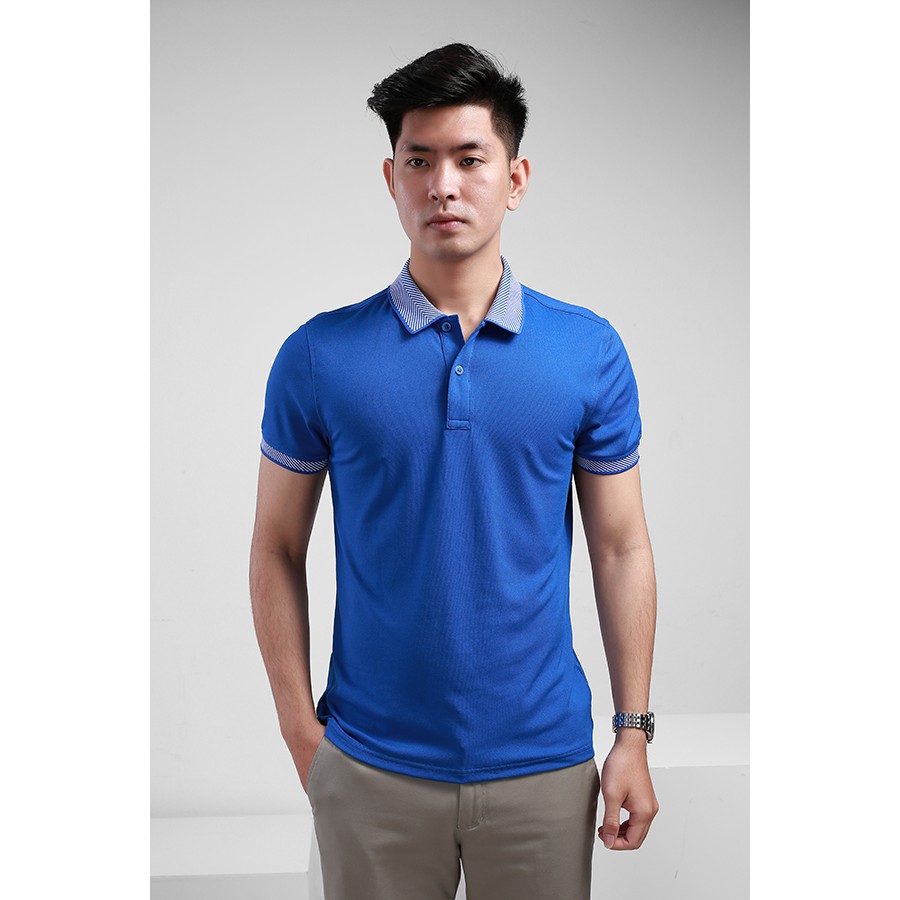 Áo polo nam ngắn tay Aristino 🌟 CHÍNH HÃNG – SALE 🌟 APS018S8, slimfit, chất liệu coolmax mềm mát