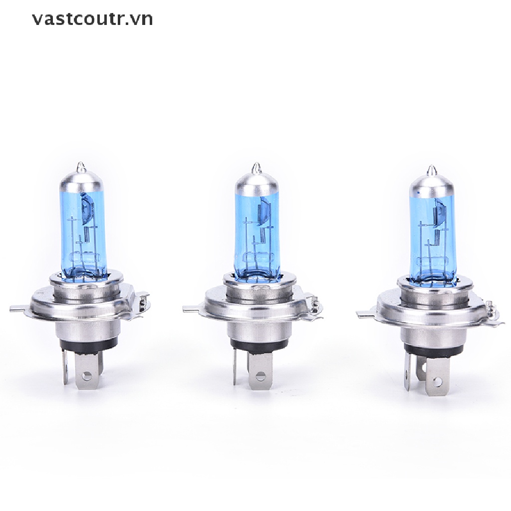Đèn Pha LED Halogen H4 100W 12V Ánh Sáng Trắng Cho Xe Hơi