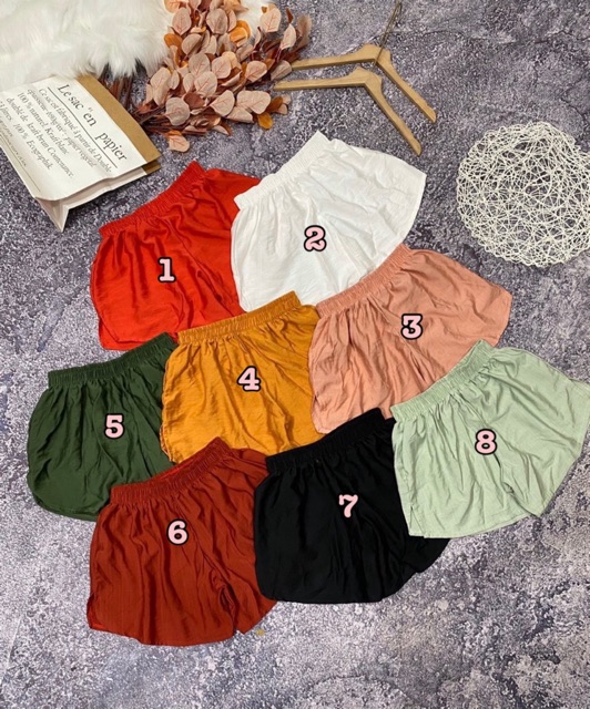 Quần SHORT ĐŨI SƯỚT xẻ siêu xinh (lưng bo chun) | BigBuy360 - bigbuy360.vn
