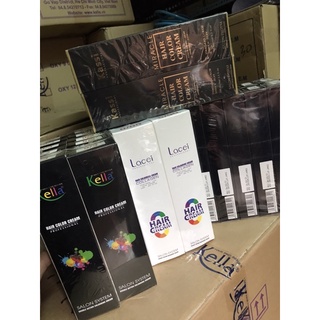 Màu nhuộm tóc kella 100ml nâng tông và tông đỏ  - oxy lẻ 100ml