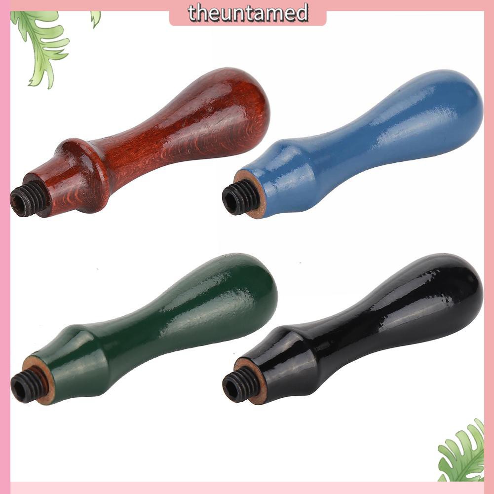 Tay cầm gỗ phong cách vintage cho con dấu