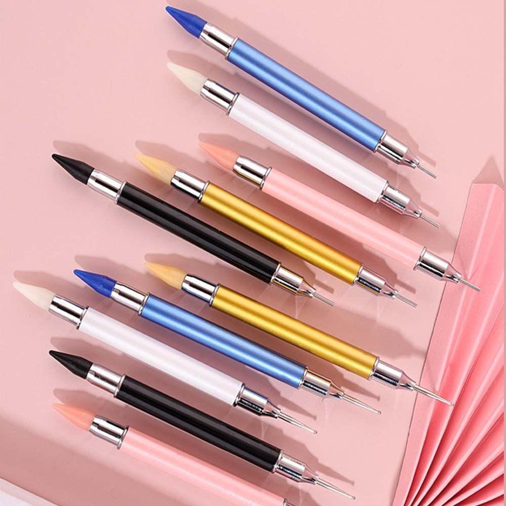 Bút Khoan Móng Tay Hai Đầu Chuyên Nghiệp Bằng Acrylic|Dụng Cụ Nhặt Đồ Ăn Chất Lượng Cao