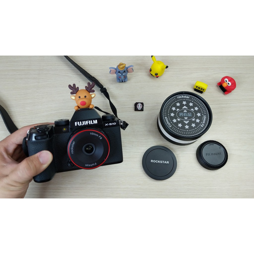 [CÓ SẴN] Ống kính Siêu rộng Fisheye Rockstar 10mm F8 cho ngàm Sony E, Fujifilm X, Canon EOS M, Nikon Z và ngàm M4/3