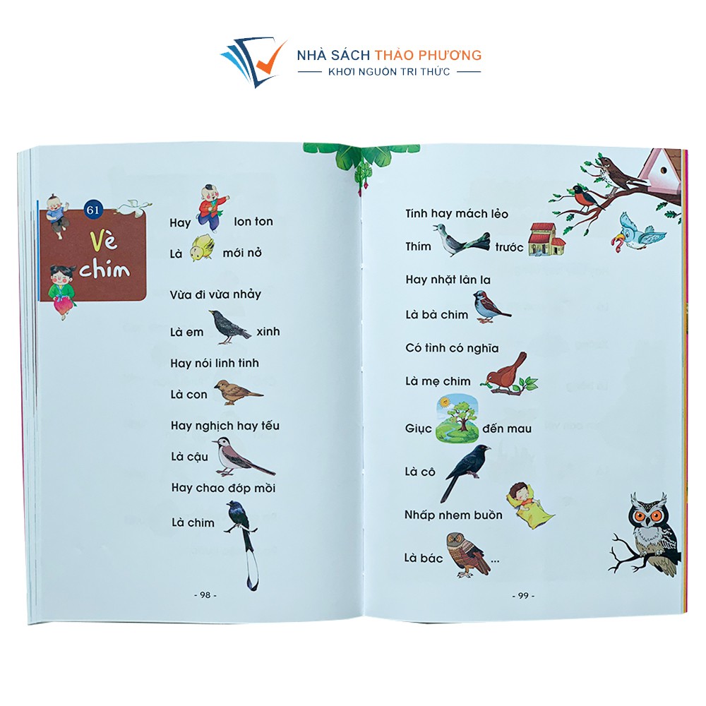 Sách - Đồng dao câu đố tư duy hình ảnh cho bé tạo hứng thú hình thành thói quen đọc sách