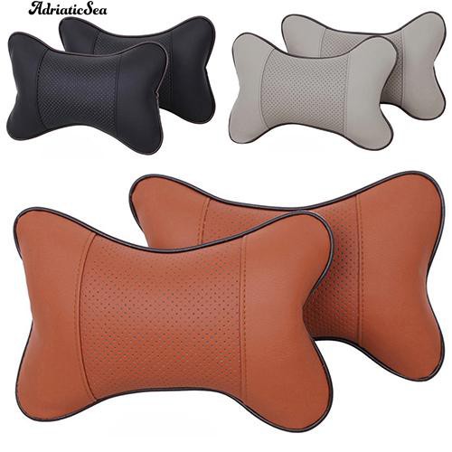 Gối cổ xe hơi giả da tiện lợi | BigBuy360 - bigbuy360.vn