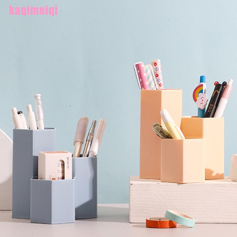 (Hàng Mới Về) Giá Đỡ Cọ Trang Điểm 3 Ngăn Tiện Dụng
