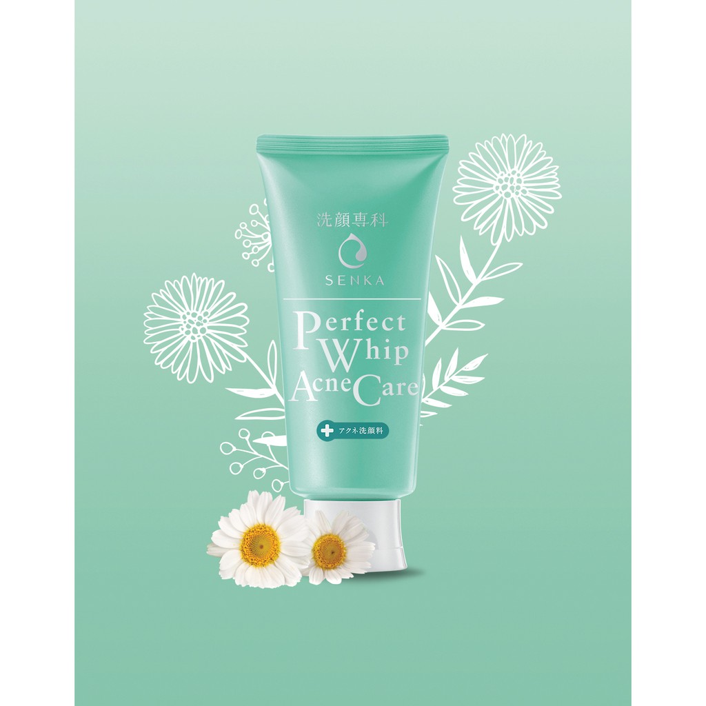 Combo Làm Sạch Da Giảm Mụn Senka (A.L.L. Clear Water Micellar Formula White 230ml + Perfect Whip Acne Care 100g)