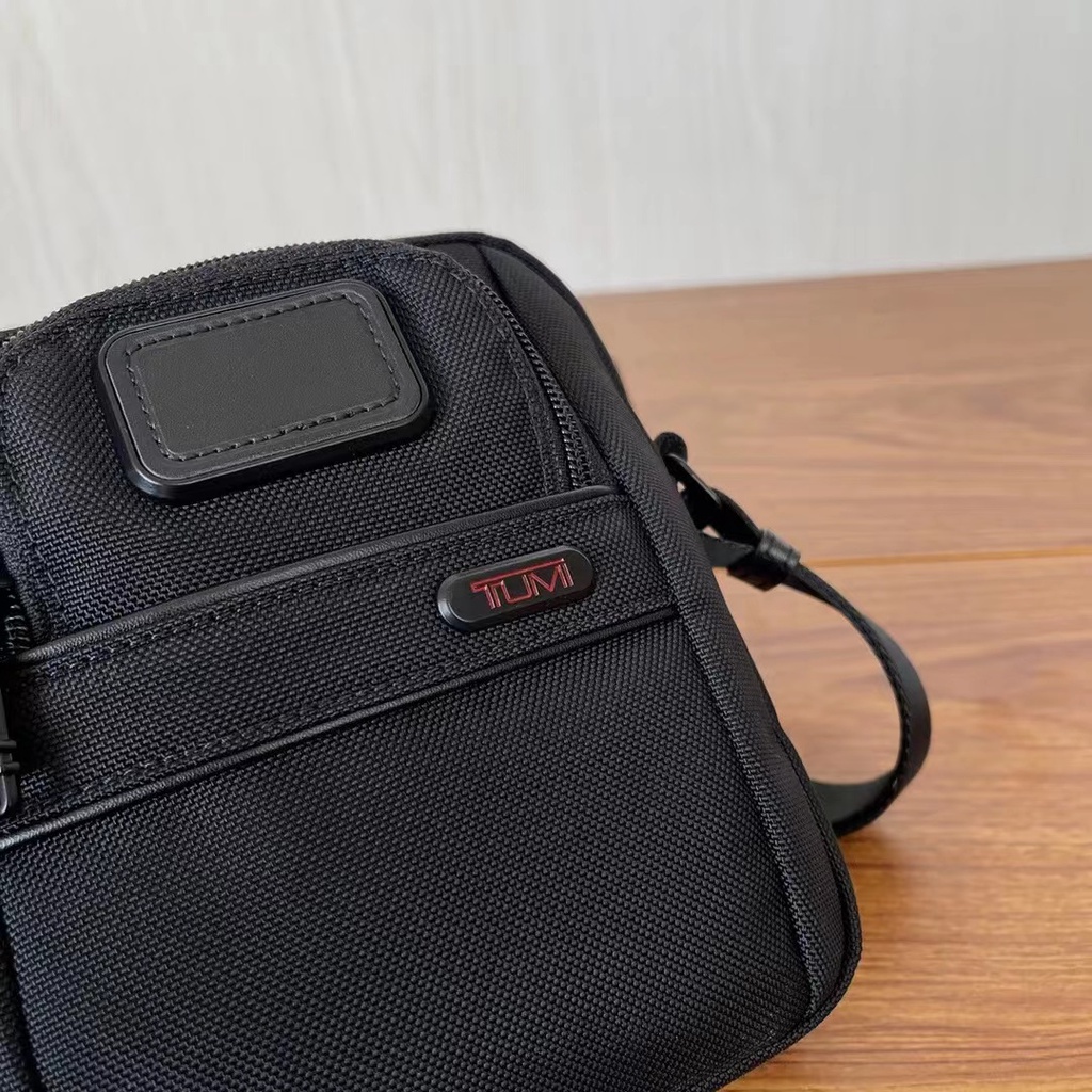 Tumi 22303111 Ba Lô Chéo Một Vai! Bóng Vải nylon Chống Thấm Nước Chống Mài Mòn Có Khóa Kéo YKK