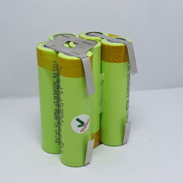 Achun.vn - KHỐI PIN HITACHI-3S-12V - 4000mah XẢ 40A  cell Lishen