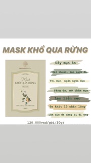 < MUA 1 TẶNG NHIỀU QUÀ > Lemonmask khổ qua rừng tặng quà hấp dẫn ( mẫu mã mới )