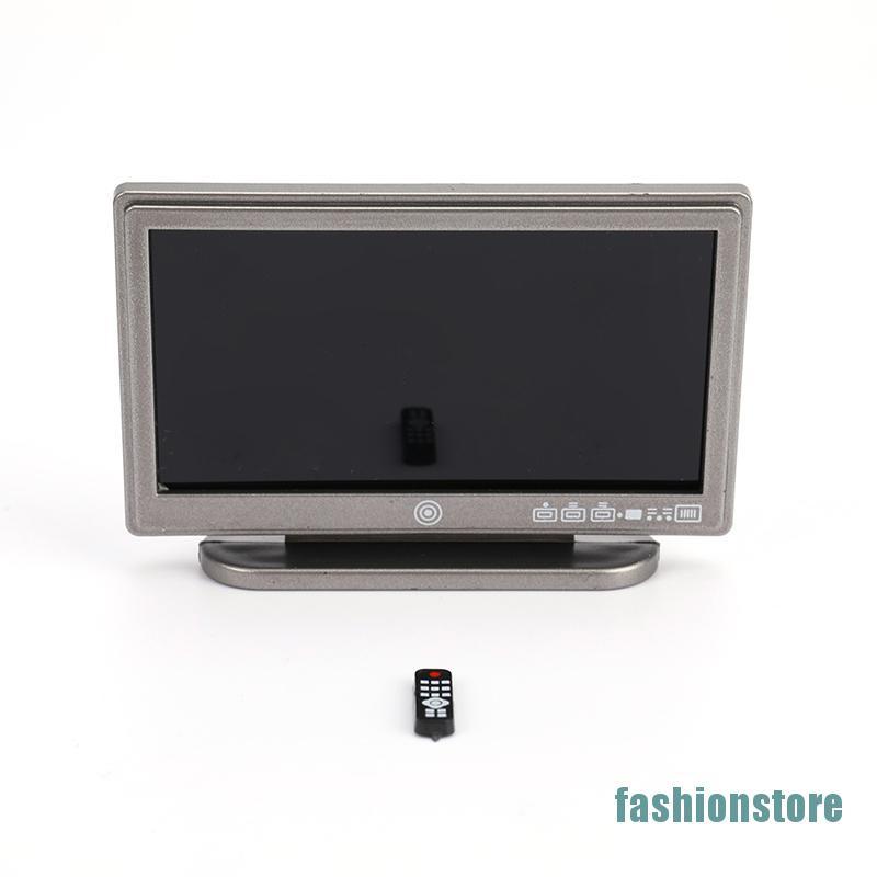 Mô Hình Tv Mini Tỉ Lệ 1: 12 Dùng Để Trang Trí Nhà Búp Bê