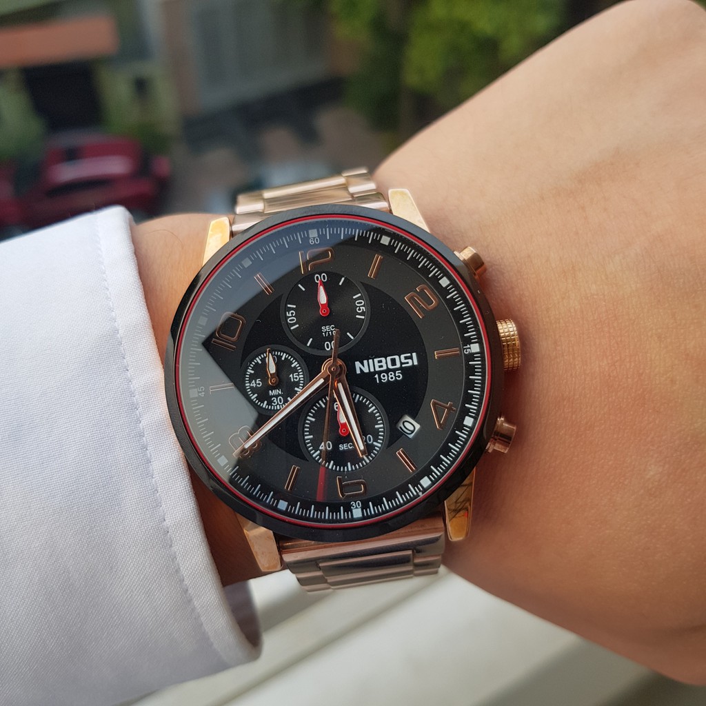 [Tặng vòng tay] Đồng hồ nam NIBOSI chính hãng NI2328.01 fullbox thời trang